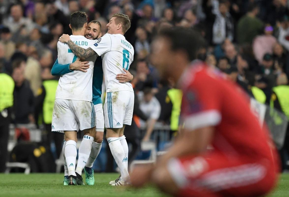 Depois da classificao do Real Madrid, festa merengue e decepo do Bayern no Santiago Bernabu