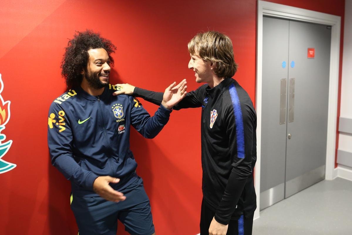 Veja imagens do último treino do Brasil antes do amistoso contra a Croácia