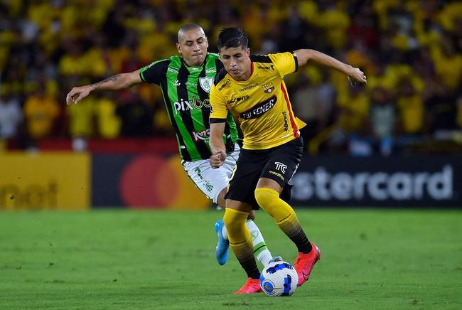 Barcelona-EQU x América: fotos do jogo pela Libertadores