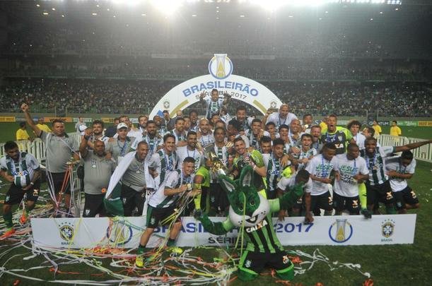 Festa do Amrica e da torcida no Independncia com o bi da Srie B em 2017