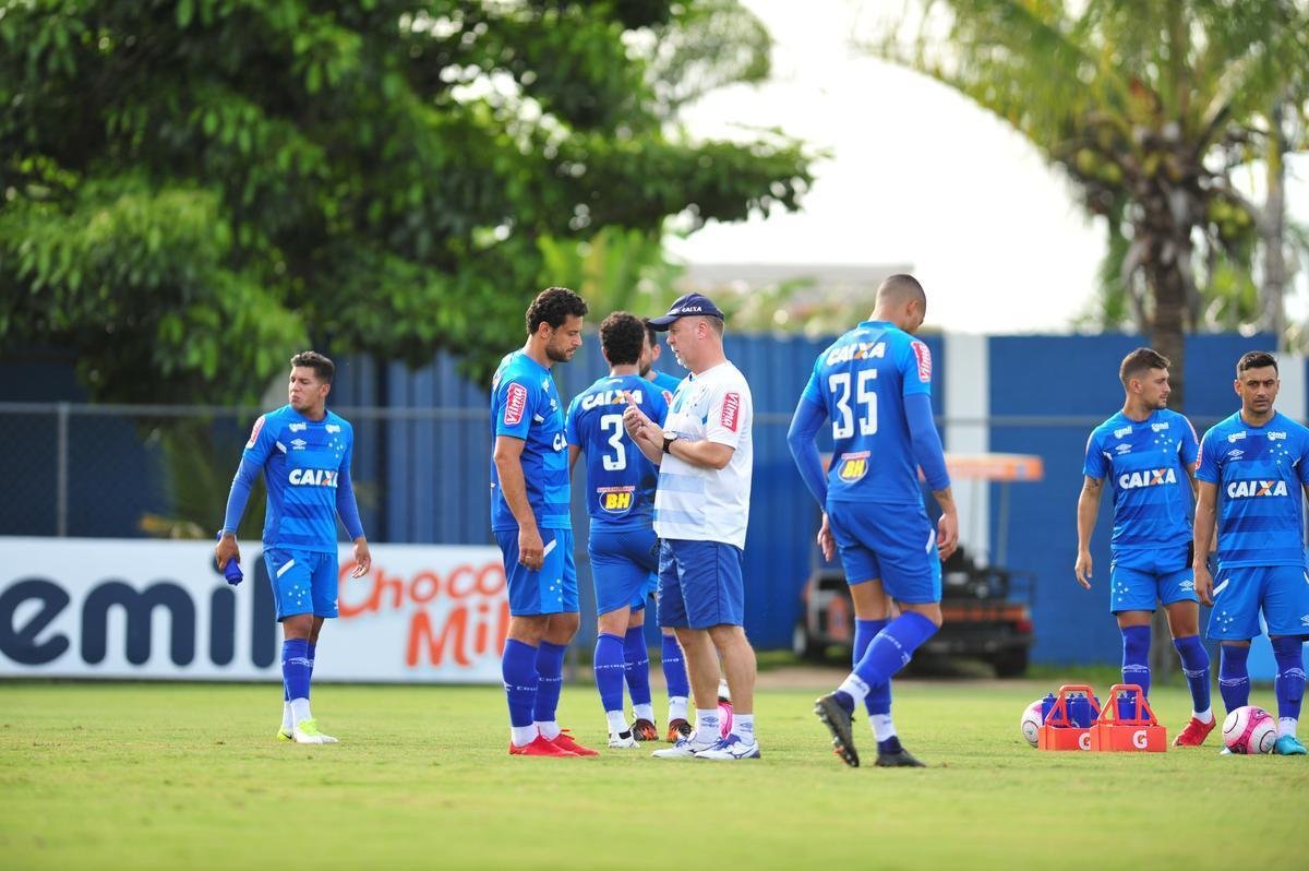 Cruzeiro encerrou nesta tera-feira (16/1) sua preparao para o jogo contra o Tupi