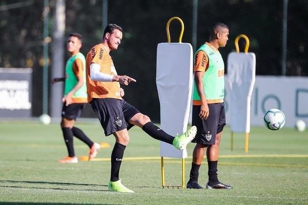 Fotos do último treino do Atlético antes do jogo com o Grêmio