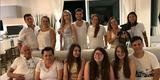 Nathan e fam�lia aproveitaram o r�veillon em Santa Catarina