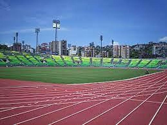 Vista mais próxima do gramado do estádio que receberá o Atlético na Libertadores.