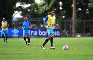 Fotos do treino do Cruzeiro desta quarta-feira (31/1), na Toca II (Ramon Lisboa/EM D.A Press)