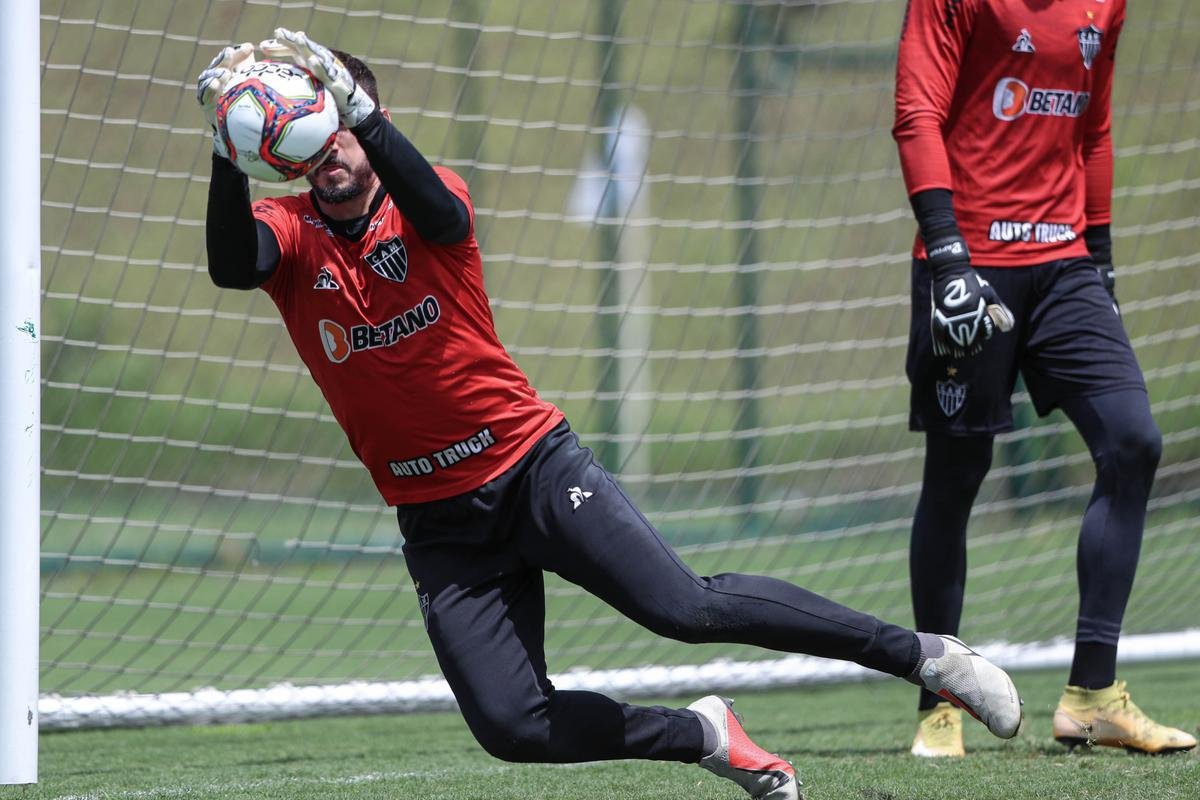 Treino do Atltico em 15/3/2021, na Cidade do Galo