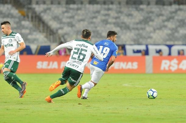 Cruzeiro e Palmeiras mediram foras, no Mineiro, pela oitava rodada do Campeonato Brasileiro