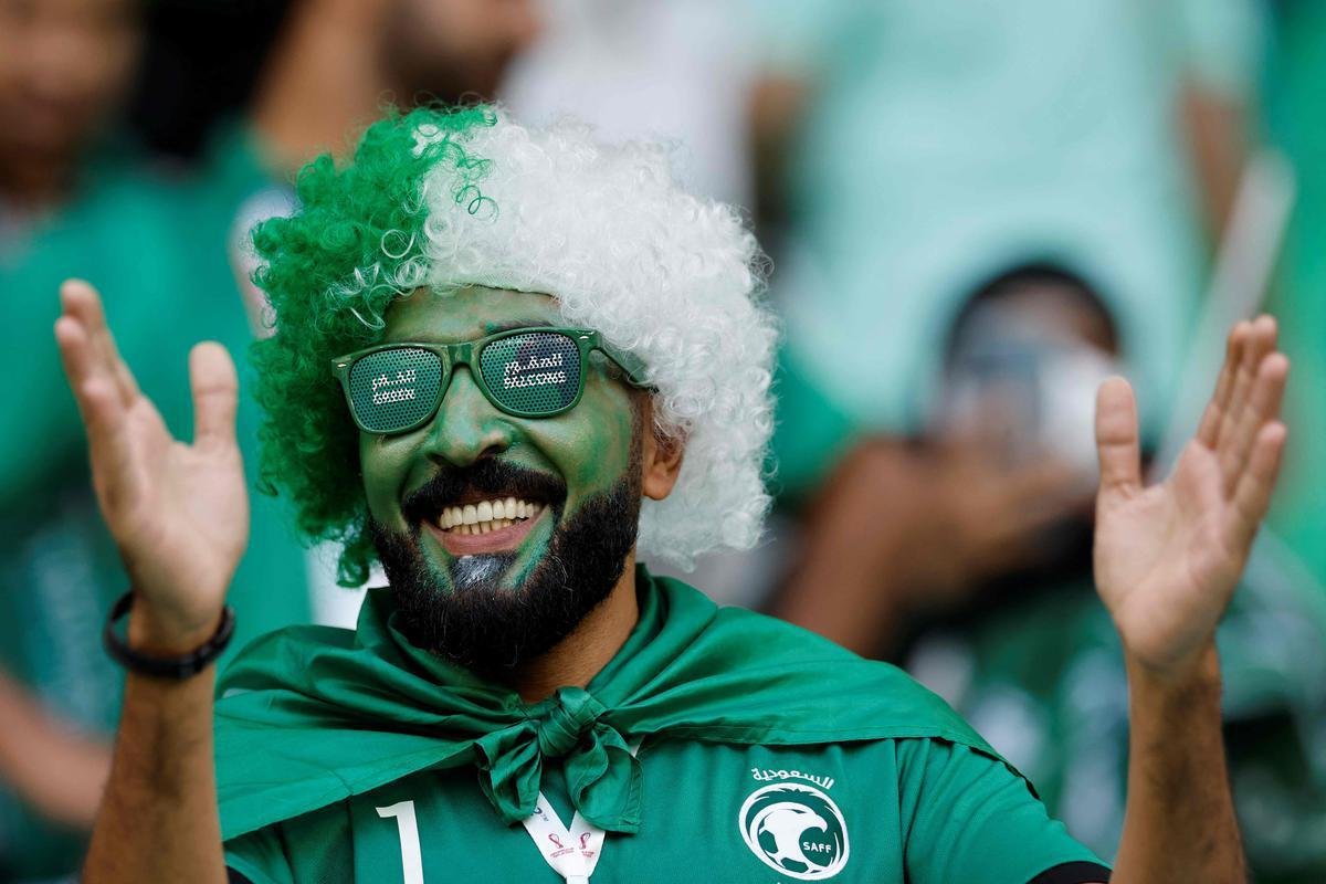 Polnia x Arbia Saudita: fotos da torcida no jogo da Copa do Mundo