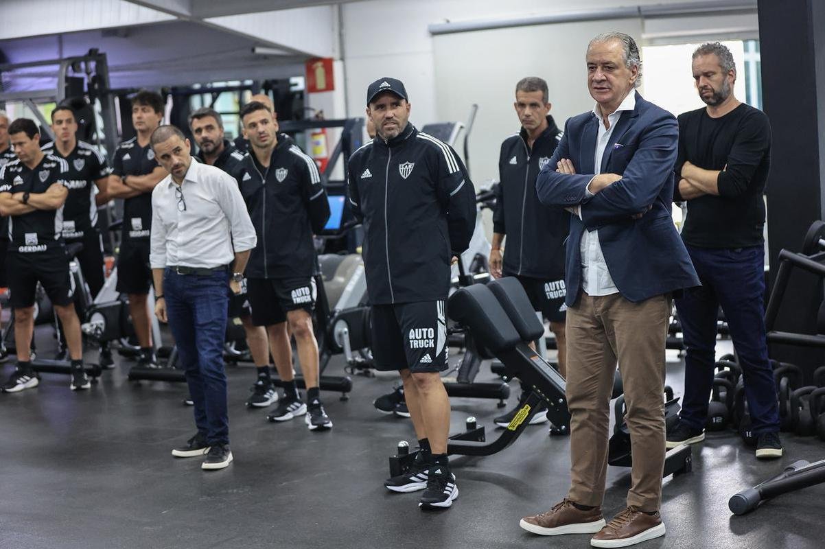 Veja fotos do primeiro dia de pr-temporada do Atltico