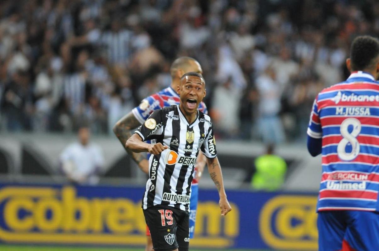 Atltico buscou virada eletrizante sobre o Fortaleza no Mineiro 
