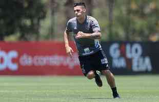 Treino do Atltico na Cidade do Galo, na manh desta tera-feira (11/10).