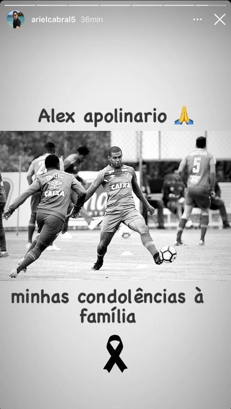 Homenagem de Ariel Cabral a Alex