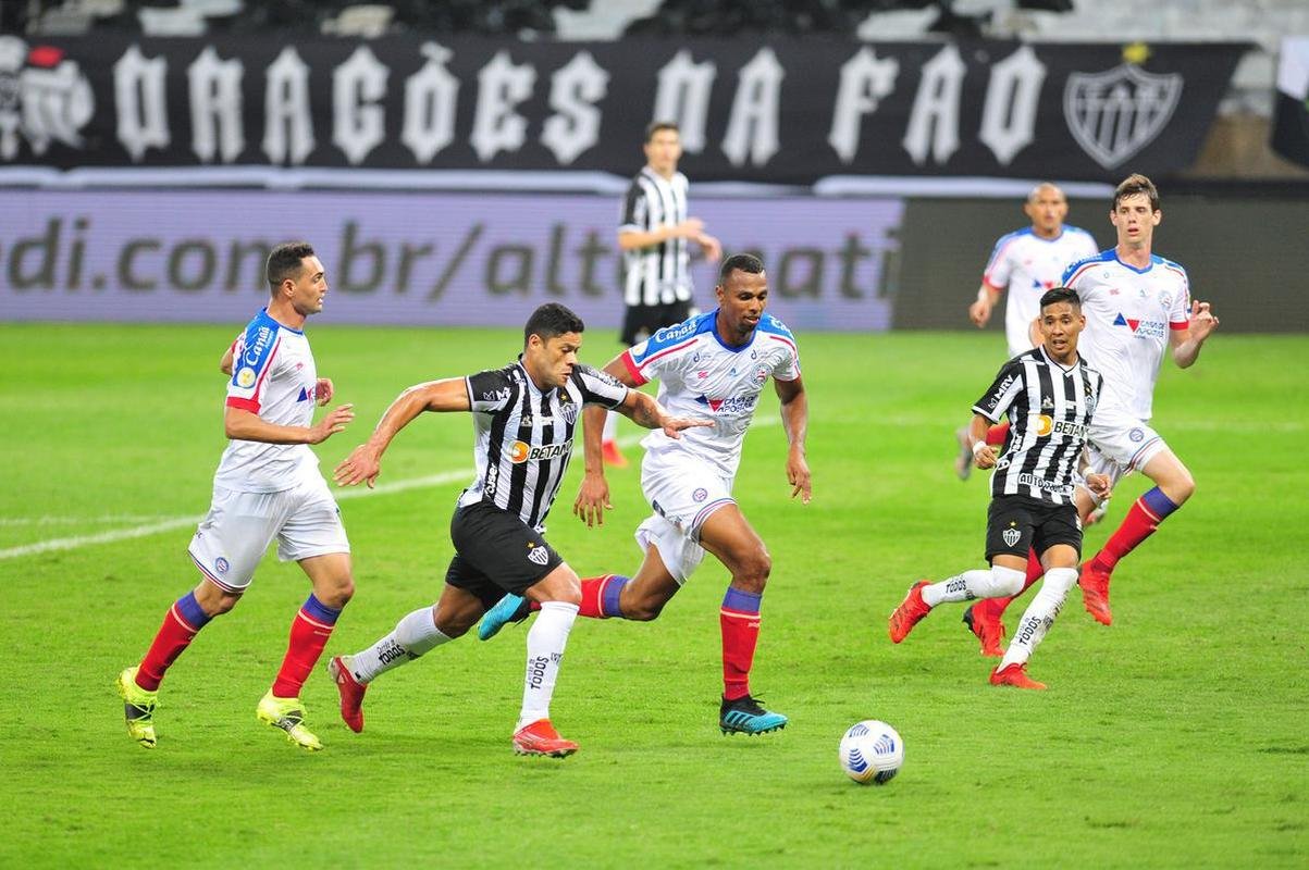 Imagens do confronto entre Atltico e Bahia, vlido pelas oitavas de final da Copa do Brasil 2021