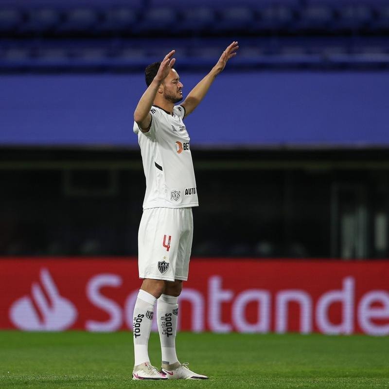 Fotos do jogo entre Boca Juniors e Atltico, na Bombonera, em Buenos Aires, pela ida das oitavas de final da Copa Libertadores de 2021