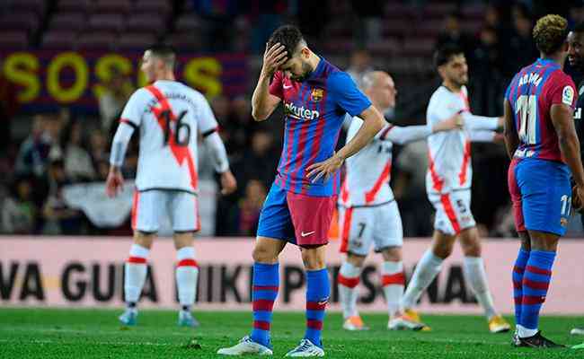 Barcelona lamentou derrota para o Rayo Vallecano, pelo Campeonato Espanhol