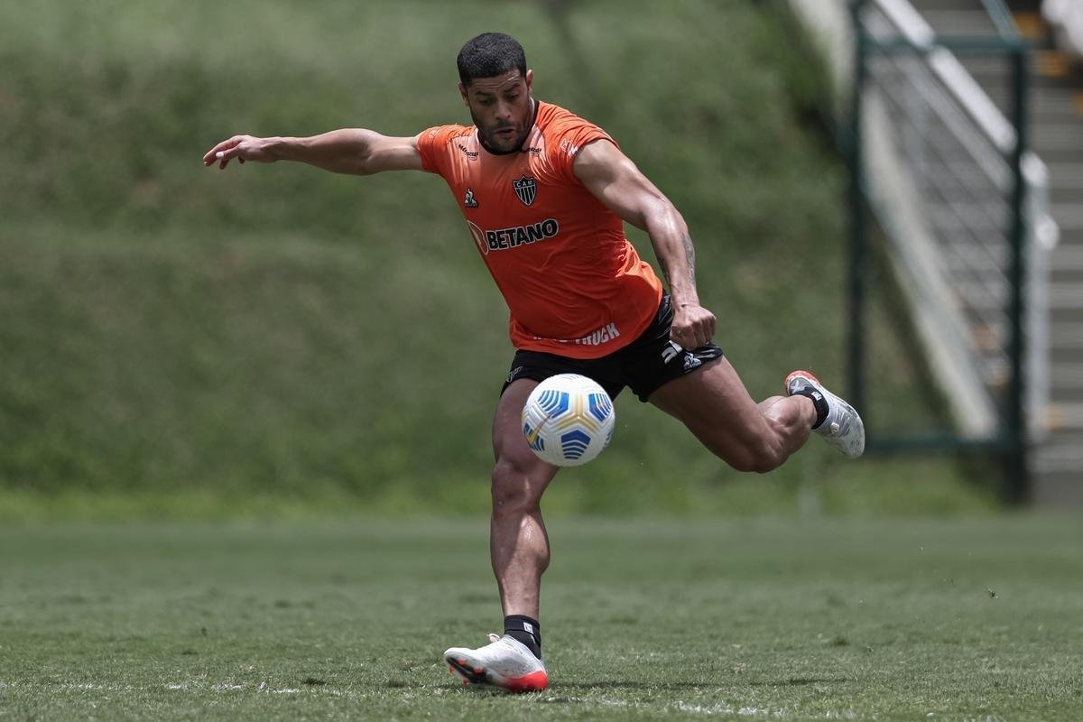 Fotos do treino do Atltico neste domingo, 14/11/2021