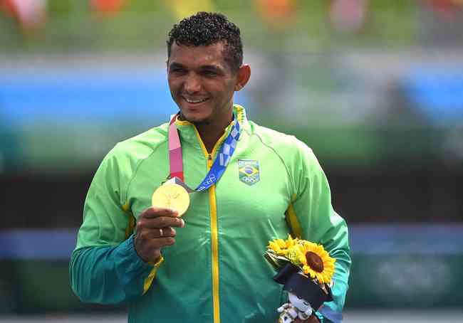 Isaquias Queiroz foi medalha de ouro nos Jogos Olímpicos de Tóquio