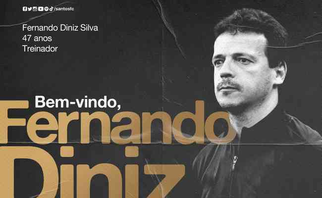 Fernando Diniz  oficializado no Santos e vai estrear contra o Boca Juniors