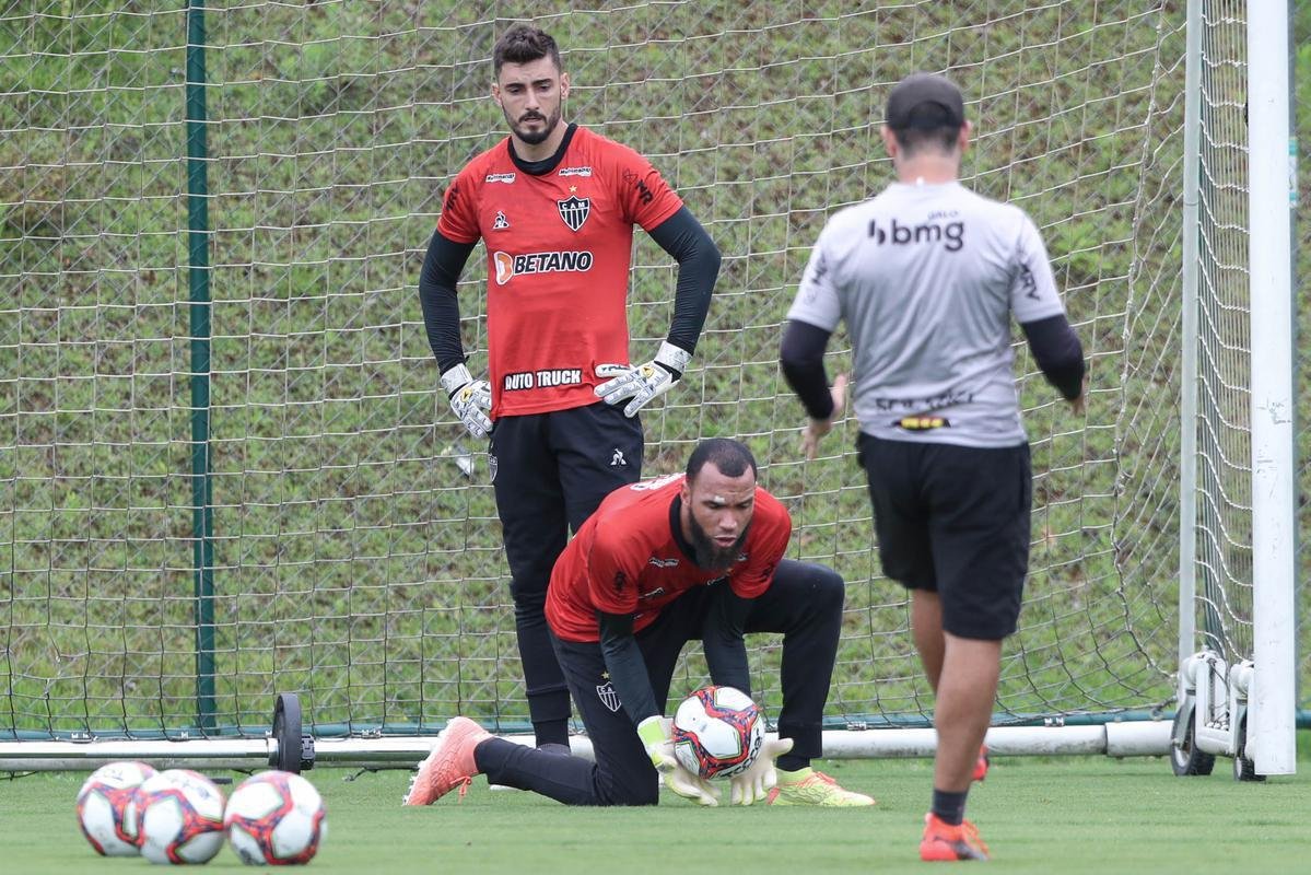 Treino do Atltico nesta tera-feira, 9 de maro de 2021