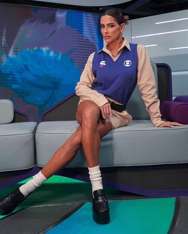 Deborah Secco  destaque na cobertura da Copa no SporTV