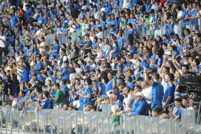 Fotos da torcida do Cruzeiro, no Mineiro, na partida contra a Ponte Preta pela 13 rodada da Srie B do Campeonato Brasileiro. Mineiro recebeu grande pblico mais uma vez