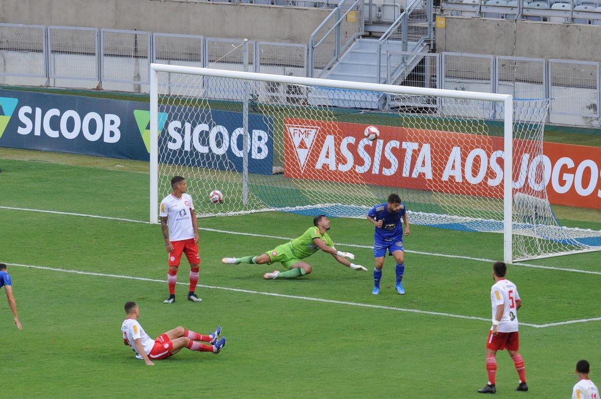 Fotos do empate por 0 a 0 entre Cruzeiro e Tombense, no Mineiro, em Belo Horizonte, pela sexta rodada do Campeonato Mineiro de 2021. Goleiro cruzeirense Fbio pegou um pnalti cobrado por Paulinho Dias e evitou o revs.