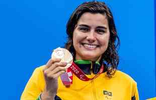 Marina Gesteira é bronze nos 100m livre da classe S9 da natação 