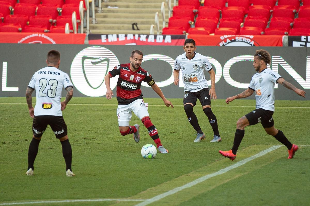 Atltico bateu o Flamengo por 1 a 0