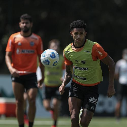 Fotos do treino do Atlético nesta segunda-feira, 13 de setembro de 2021