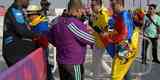 Torcedores do Equador no jogo de abertura da Copa do Mundo