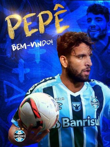 Grêmio anunciou o meio-campista Pepê