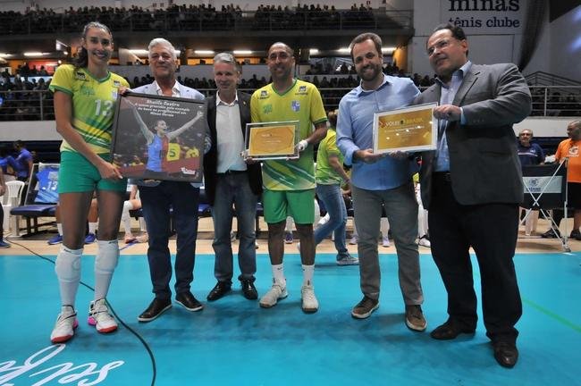 Arena Minas recebeu grande pblico na despedida da ex-oposta Sheilla