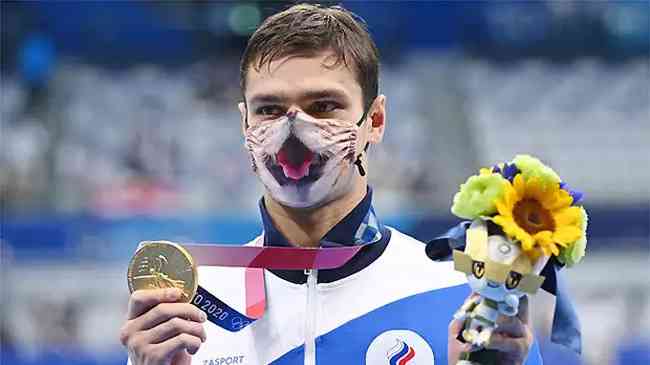 Evgeny Rylov faturou o ouro com direito a novo recorde olímpico em Tóquio