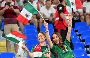 Imagens da torcida no jogo entre Mxico e Polnia pelo Grupo C da Copa do Mundo.