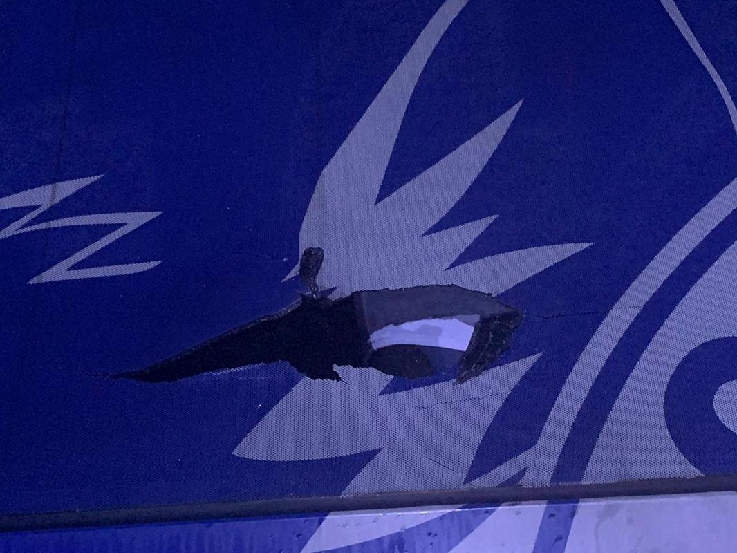 nibus do Cruzeiro foi atacado nesta quarta-feira, aps jogo contra o Atltico