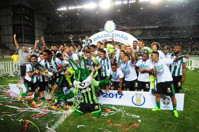Amrica - campeo em 2017, com 73 pontos