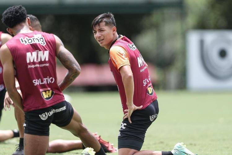 Treinamento do Atlético neste sábado, após o título brasileiro