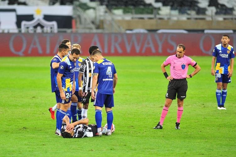 Fotos do jogo entre Atltico e Boca Juniors, no Mineiro, em Belo Horizonte, pela volta das oitavas de final da Copa Libertadores 2021