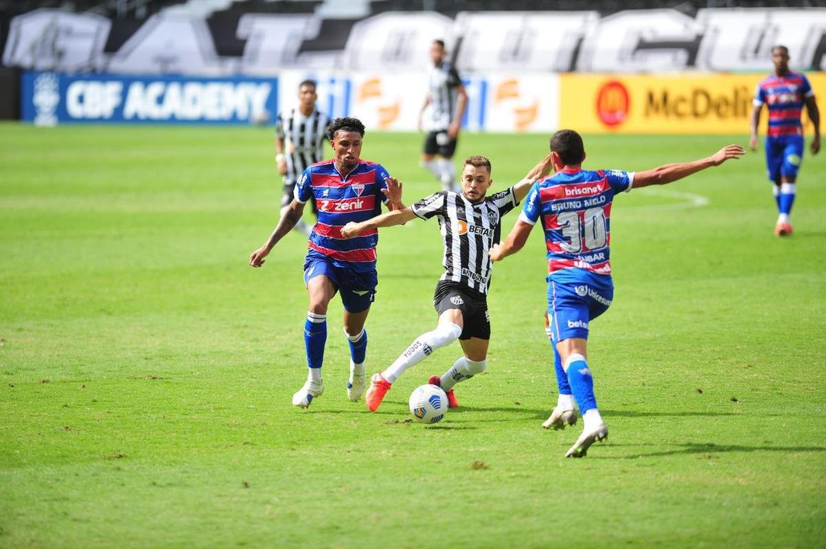 Fotos do jogo entre Atltico e Fortaleza, no Mineiro, pela primeira rodada do Campeonato Brasileiro de 2021