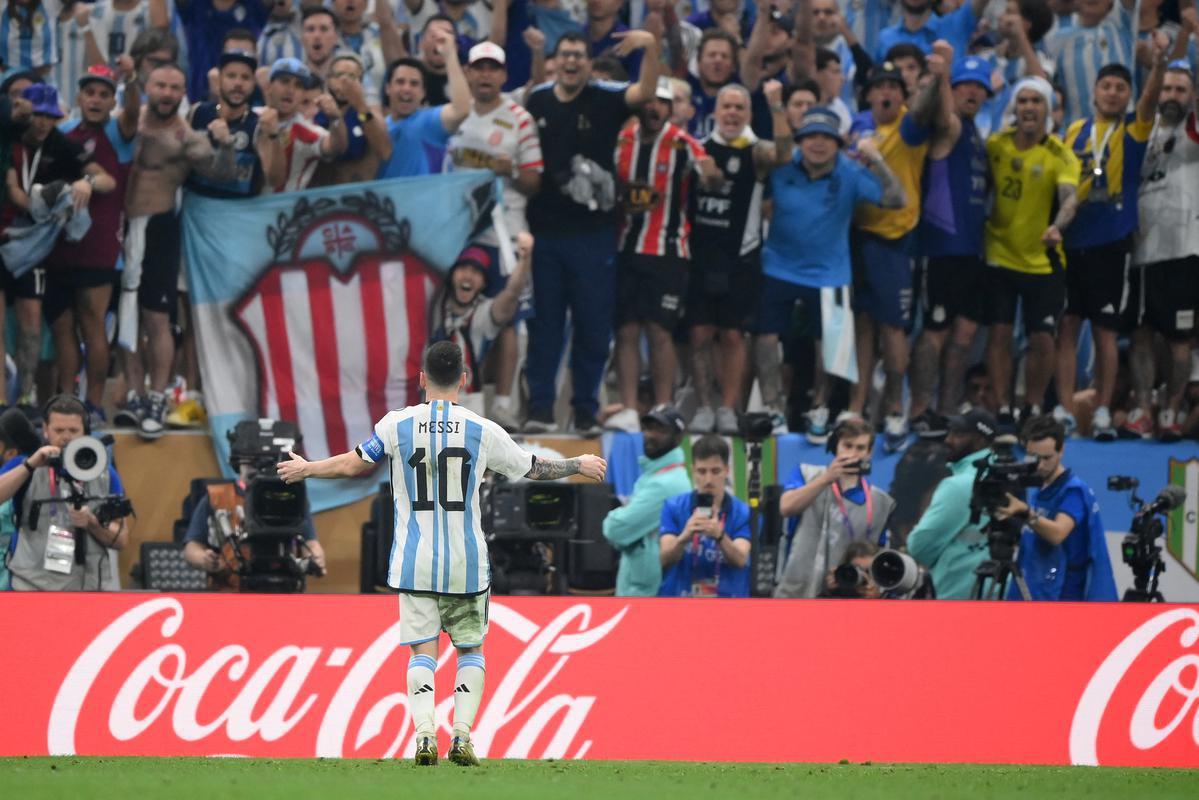 Argentina venceu a Frana por 4 a 2 nos pnaltis, depois de empate por 3 a 3, e finalmente soltou o grito de tricampe do mundo