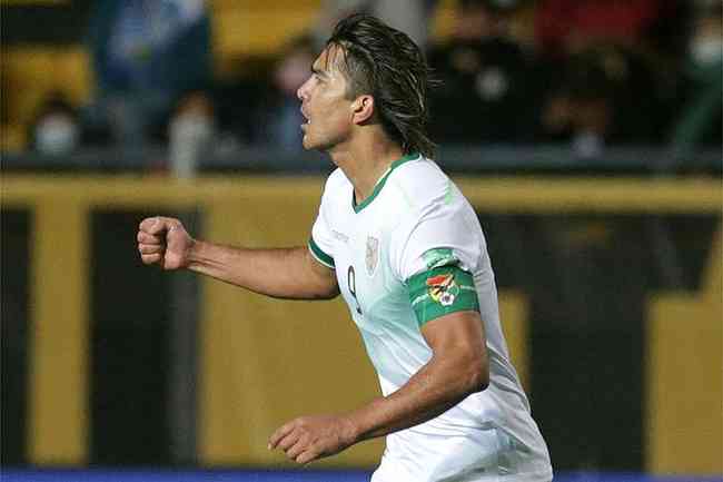 Marcelo Moreno  o maior artilheiro da Bolvia, com 27 gols