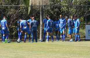 Imagens do treino do Cruzeiro nesta tera-feira (11 de julho) na Toca da Raposa II