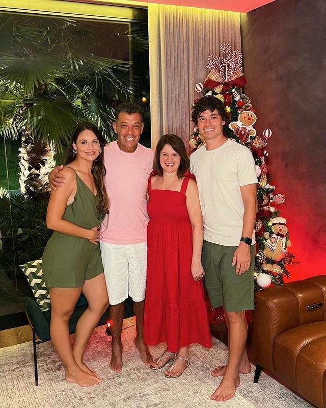 Dod passou Natal em famlia