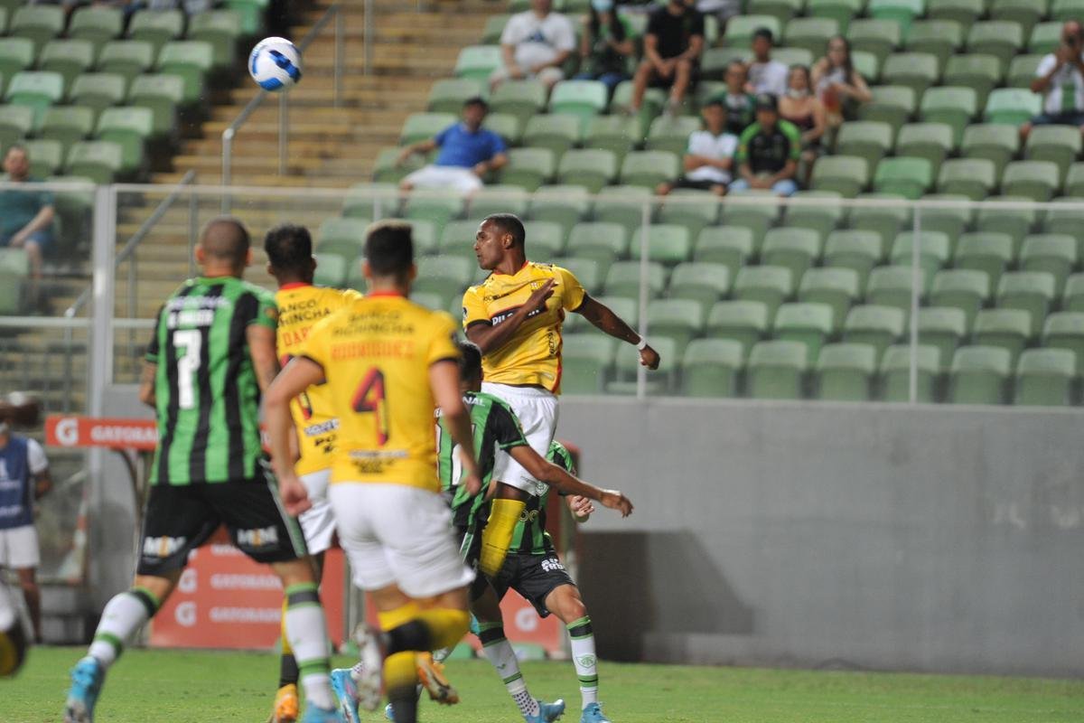 Fotos da partida de ida da terceira fase da Copa Libertadores, entre Amrica e Barcelona de Guayaquil, no Independncia, em Belo Horizonte