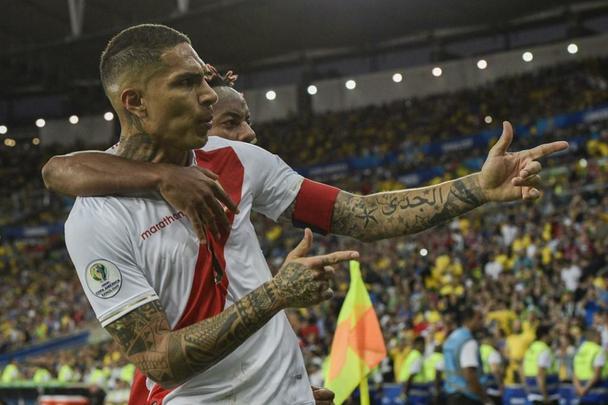 Paolo Guerrero marcou o gol de empate do Peru na final da Copa América