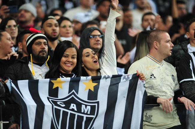 Fotos da torcida do Atltico na partida contra o Independiente del Valle, no Mineiro, em Belo Horizonte, pela Copa Libertadores