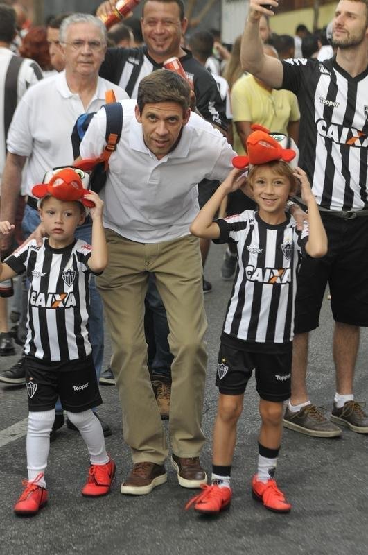 Torcida do Atltico compareceu em bom nmero ao Independncia para apoiar time diante do Danubio, pela Copa Libertadores