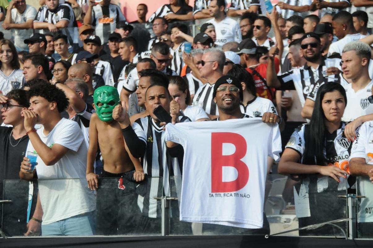 Fotos da torcida do Atltico na partida contra o Flamengo, no Mineiro, em Belo Horizonte, pela 13 rodada do Campeonato Brasileiro