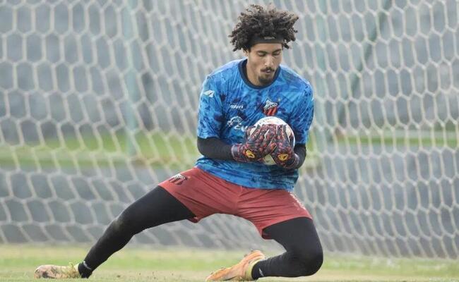 Jian Kayo em treino do Ituano no dia 15 de fevereiro de 2023