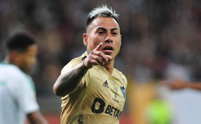 Eduardo Vargas (2020 a 2022): atacante chileno fez 21 gols em 98 jogos pelo Atltico